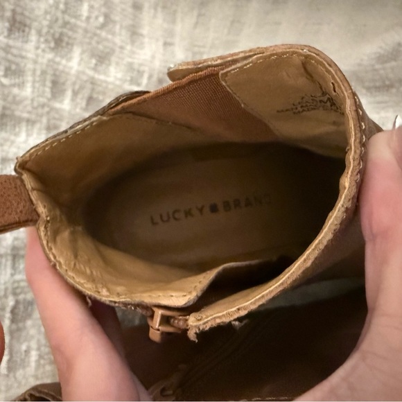 Lucky Brand Sassa Leather Heeled Boot - Picture 9 of 15